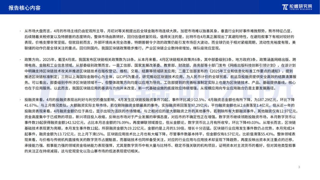 2025年4月Web3行业月度发展报告 |陀螺研究院 第2张 2025年4月Web3行业月度发展报告 |陀螺研究院 第2张