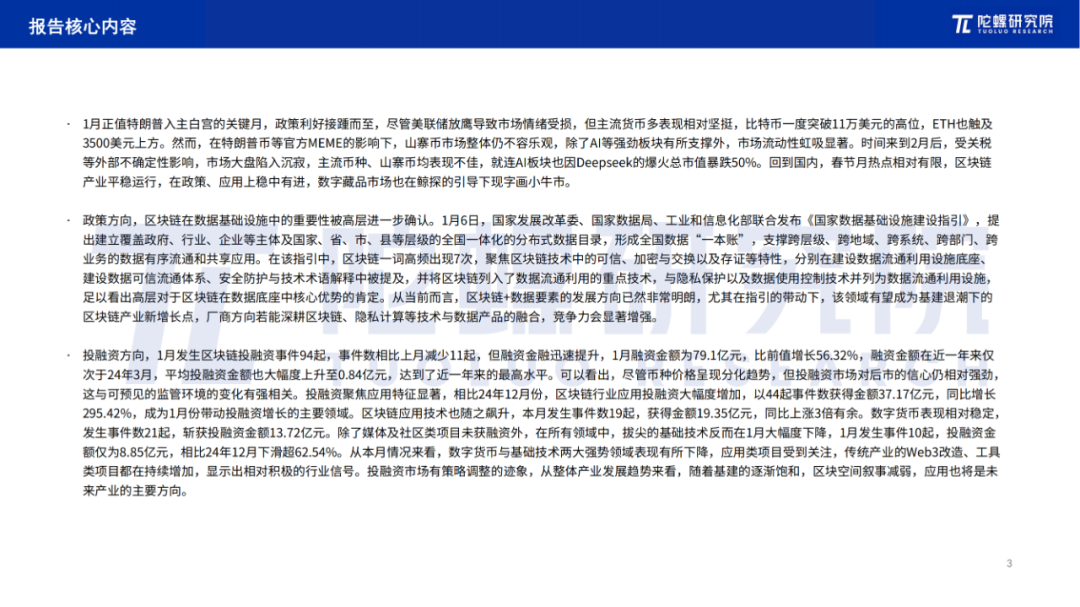 2025年1月Web3行业月度发展报告 |陀螺研究院 第2张 2025年1月Web3行业月度发展报告 |陀螺研究院 第2张