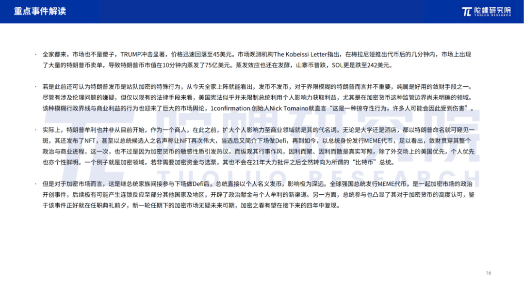 2025年1月Web3行业月度发展报告 |陀螺研究院 第15张 2025年1月Web3行业月度发展报告 |陀螺研究院 第15张