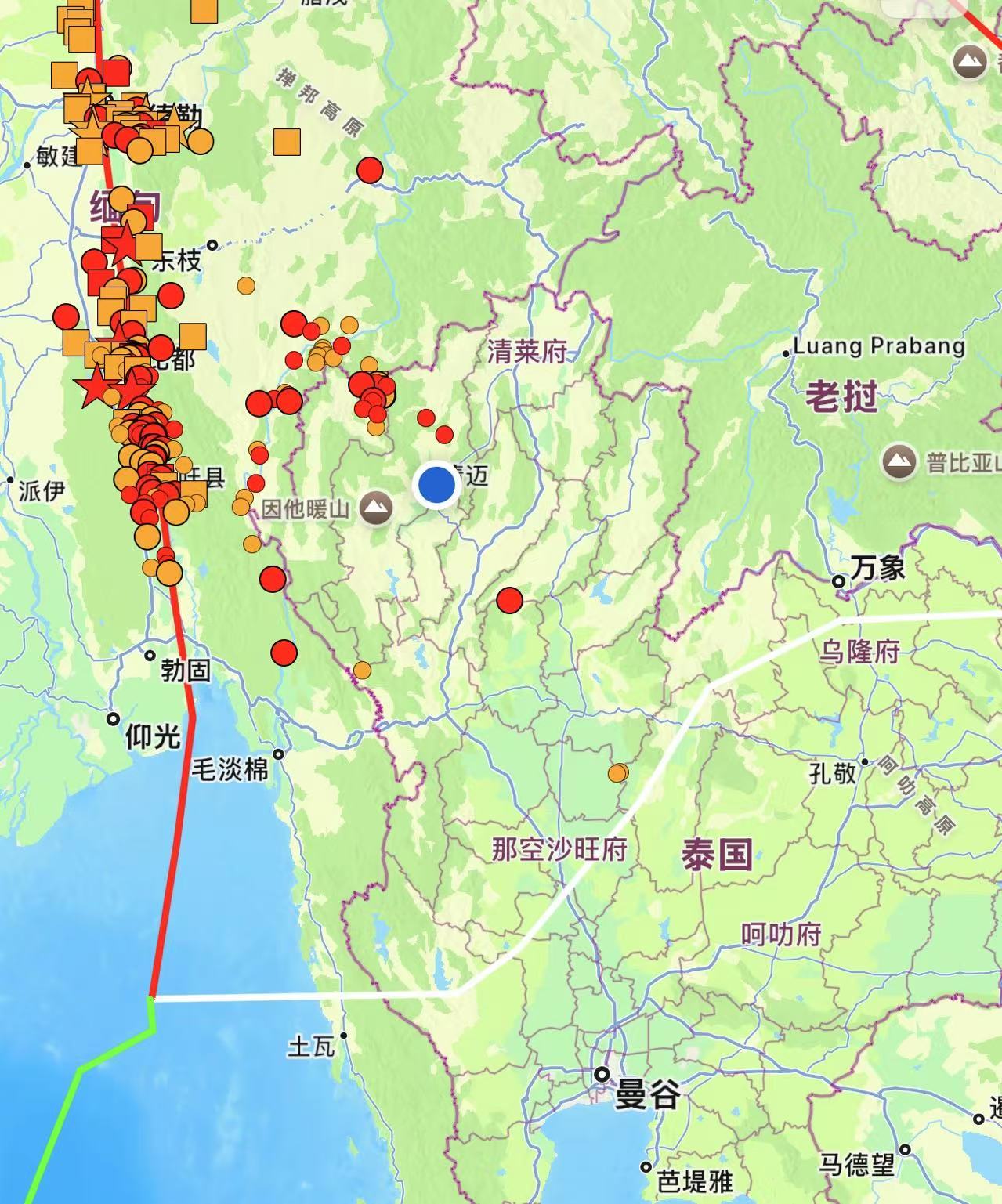 亲历 7.7 级地震,清迈数字游民见闻录 第3张 亲历 7.7 级地震,清迈数字游民见闻录 第3张